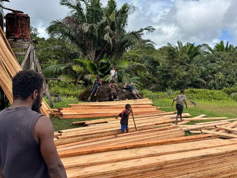 lumber milling