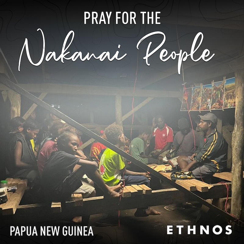 pray for the Nakani people in Papua New Guinea