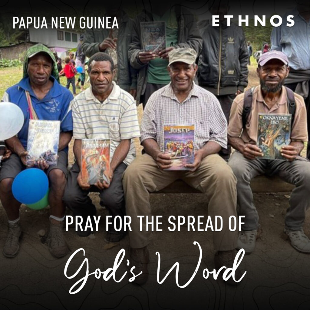 pray for the spread of God's Word in Papua New Guinea