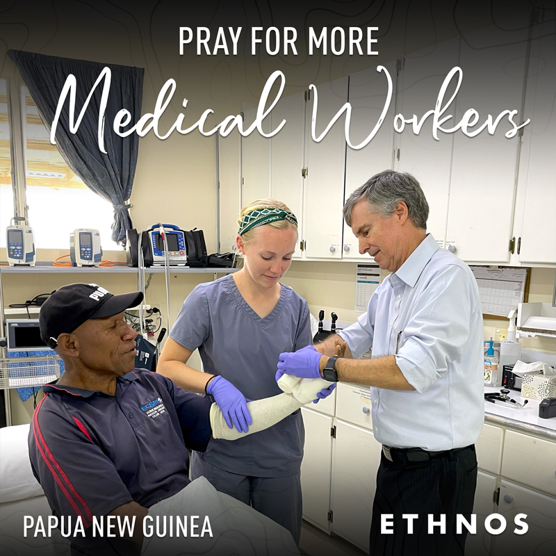 a local citizen receiving medical attention