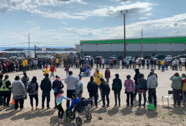 community event in Arctic Canada