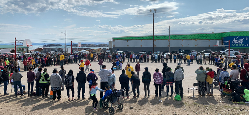 community event in Arctic Canada
