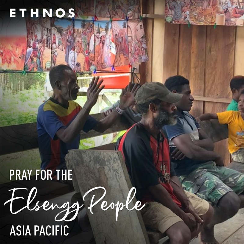 Elsengg man sharing the gospel