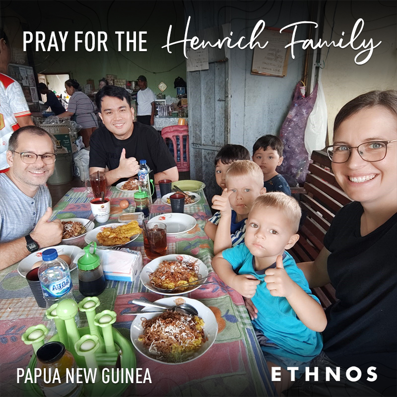 Henrich family experiencing culture in their new home