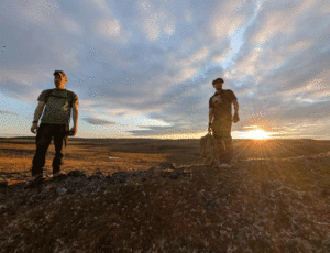 hunting for caribou in Arctic Canada