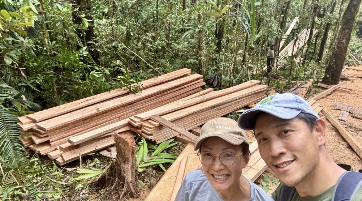 Lumber for constructing the Morop Church Building