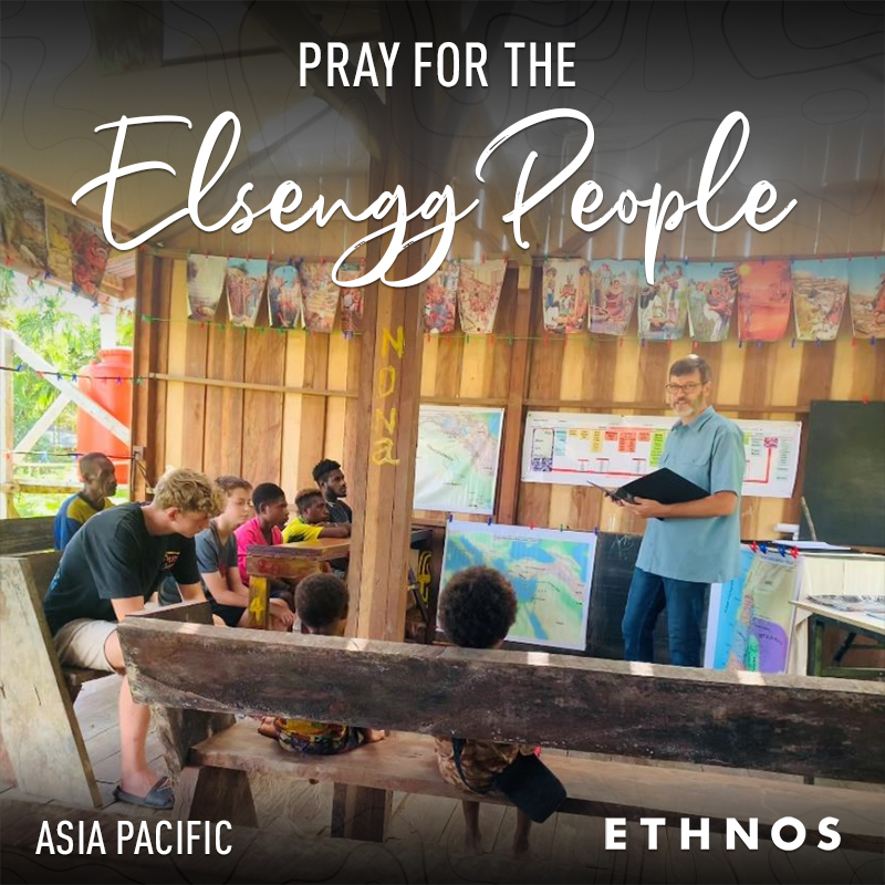 Praise God for new believers among the Elsengg people
