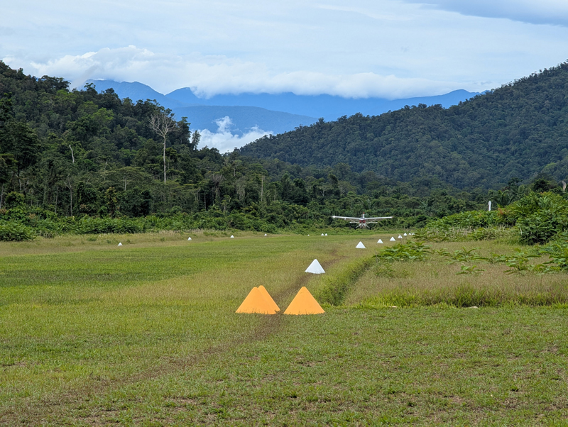 air strip in Papua New Guinea