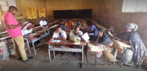literacy class in West Africa